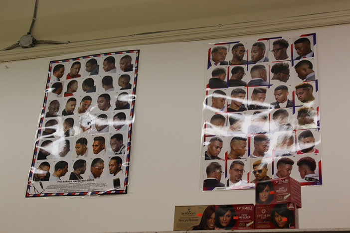 Men's hairstyle poster